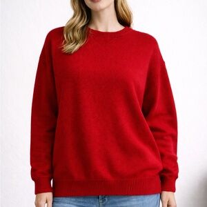 Cashmere Red Women's Sweater